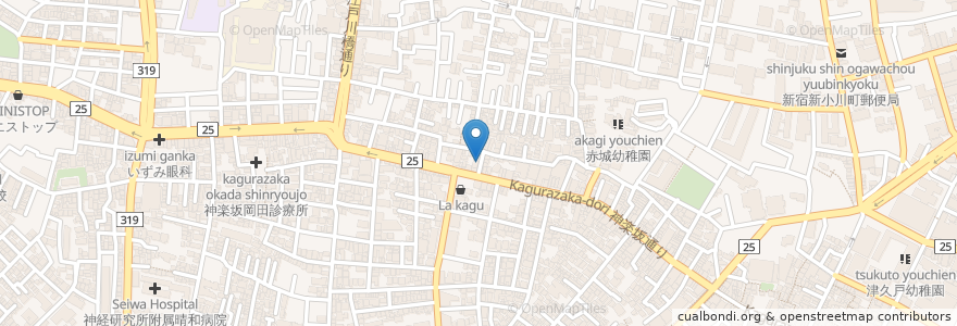 Mapa de ubicacion de The Lahmen en 일본, 도쿄도, 신주쿠.