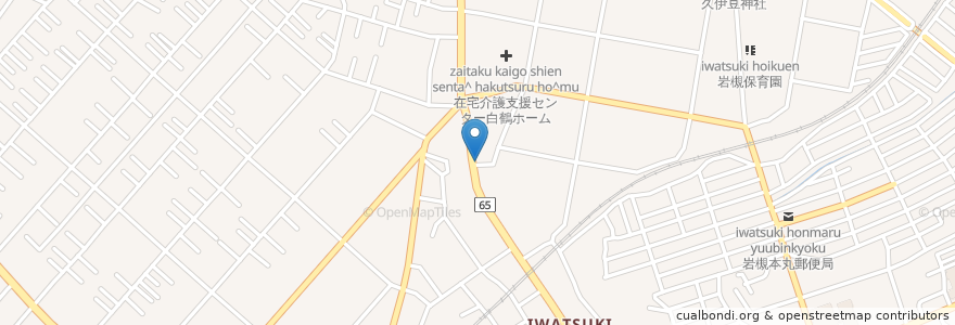 Mapa de ubicacion de さいたま市消防団岩槻第2分団 en Япония, Сайтама, Сайтама, 岩槻区.