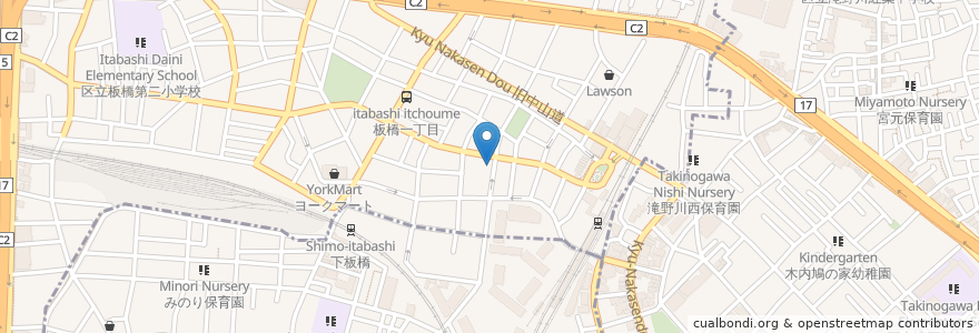 Mapa de ubicacion de 崇教真光 板橋中道場 en Japan, Tokyo, Kita.