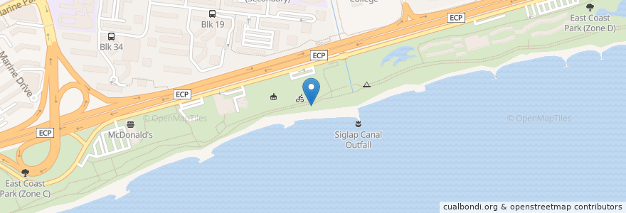 Mapa de ubicacion de Pit 24C en Singapur, Southeast.