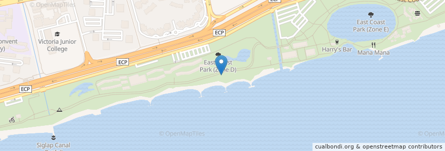 Mapa de ubicacion de Pit 36D en シンガポール, Southeast.