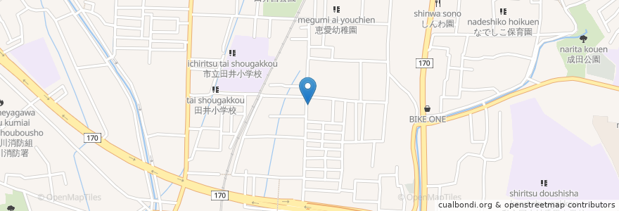 Mapa de ubicacion de ピザハット 寝屋川店 en 日本, 大阪府, 寝屋川市.