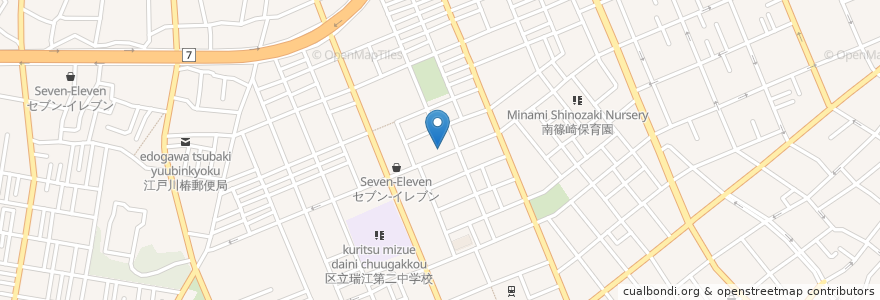 Mapa de ubicacion de ショウワパーク en Japan, Tokio, 江戸川区.
