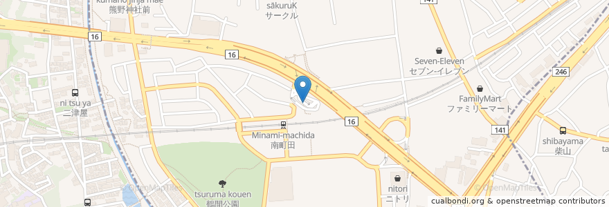 Mapa de ubicacion de 南町田グランベリーパーク駅 en Japan, Tokyo, Machida.