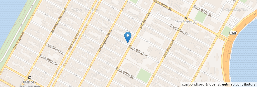 Mapa de ubicacion de Third Avenue Ale House en Vereinigte Staaten Von Amerika, New York, New York, New York County, Manhattan, Manhattan Community Board 8.