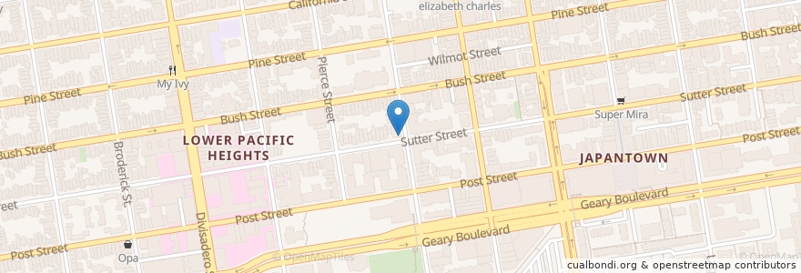 Mapa de ubicacion de Sweet Lime en Amerika Birleşik Devletleri, Kaliforniya, San Francisco, San Francisco.