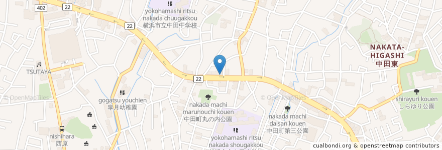 Mapa de ubicacion de かねむらクリニック en Japon, Préfecture De Kanagawa, 横浜市, 泉区.