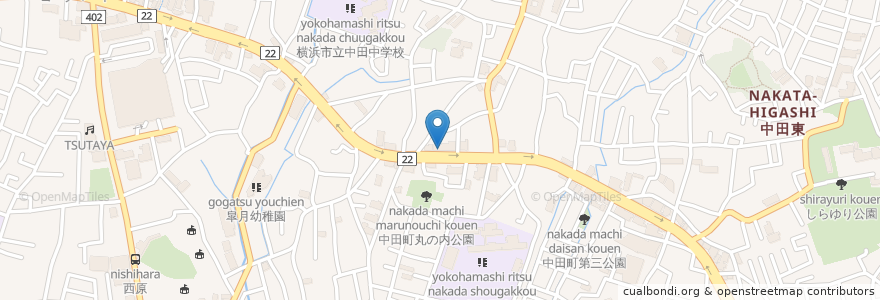 Mapa de ubicacion de あいかわこどもクリニック en 일본, 가나가와현, 요코하마시, 泉区.