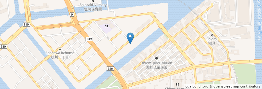 Mapa de ubicacion de 鈴木リハビリテーション病院 en 일본, 도쿄도, 江東区.