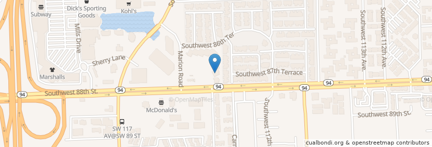 Mapa de ubicacion de Sushi Maki en ایالات متحده آمریکا, فلوریدا, شهرستان میامی-دید، فلوریدا.