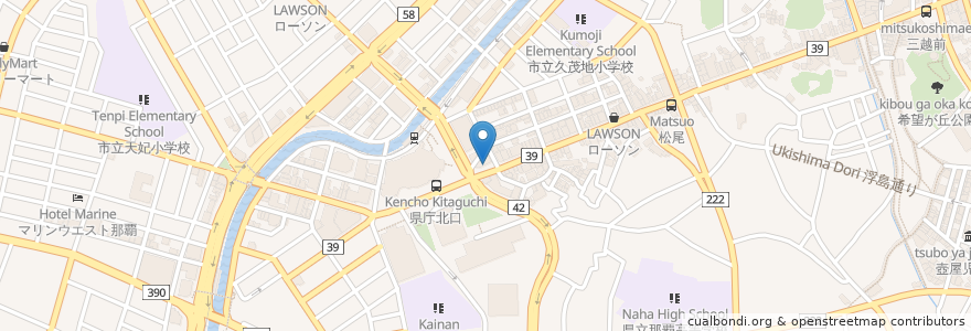Mapa de ubicacion de ダイコクドラッグ en Japon, Préfecture D'Okinawa, 那覇市.
