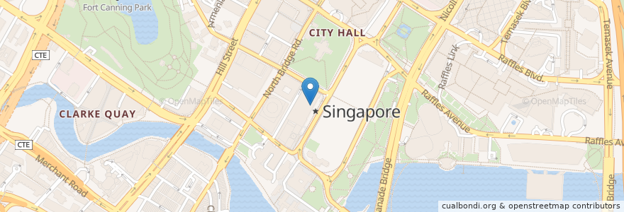 Mapa de ubicacion de Smoke & Mirrors en Singapour, Central.
