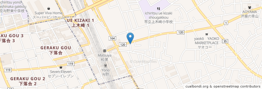 Mapa de ubicacion de プリモ歯科 en 일본, 사이타마현, さいたま市, 浦和区.