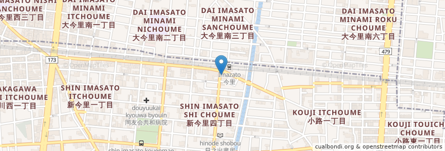 Mapa de ubicacion de がんさんラーメン en 일본, 오사카부, 오사카.