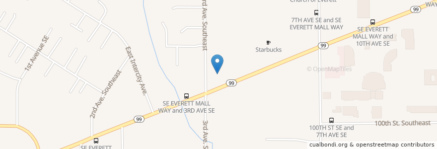 Mapa de ubicacion de Jamba Juice en Estados Unidos De América, Washington, Snohomish County, Everett.