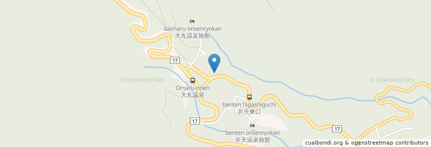 Mapa de ubicacion de ゆけむり館 温泉望 en 日本, 栃木県, 那須郡, 那須町.