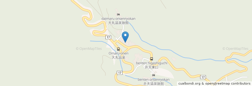 Mapa de ubicacion de マザーアース那須高原 en Japonya, 栃木県, 那須郡, 那須町.