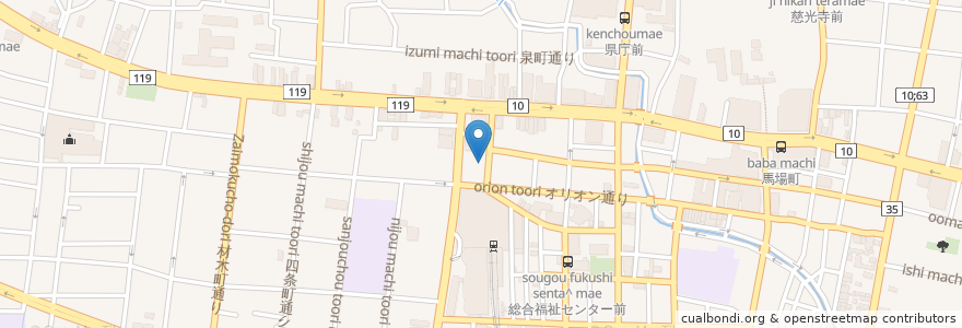 Mapa de ubicacion de 宇味家 en Giappone, Prefettura Di Tochigi, Utsunomiya.