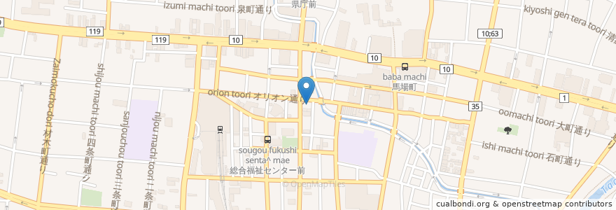 Mapa de ubicacion de そばとん en Japan, Präfektur Tochigi, 宇都宮市.