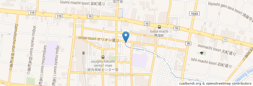 Mapa de ubicacion de 串之家 en اليابان, 栃木県, 宇都宮市.