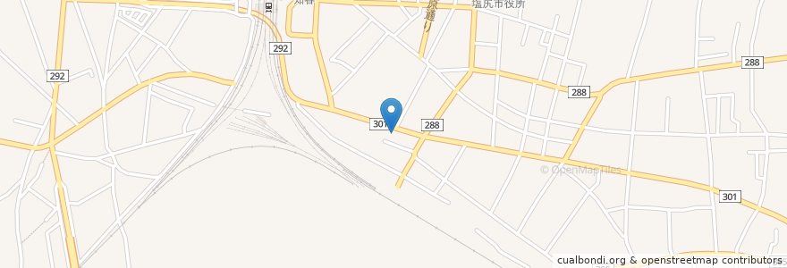 Mapa de ubicacion de あんちゃん en Jepun, 長野県, 塩尻市.