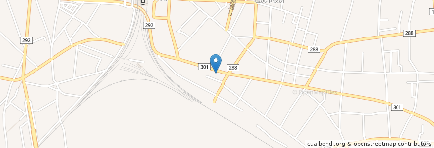 Mapa de ubicacion de グルメ en Japonya, 長野県, 塩尻市.