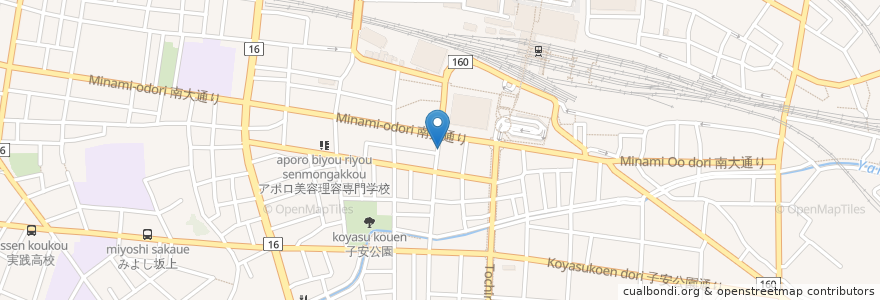 Mapa de ubicacion de アイパーク en Japonya, 東京都, 八王子市.