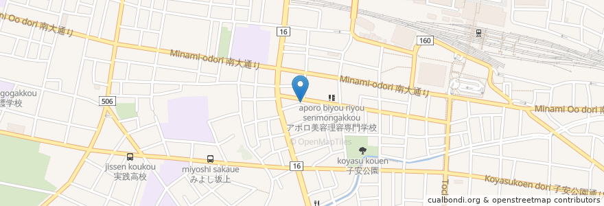 Mapa de ubicacion de タマパーク en Japan, Tokyo, Hachioji.