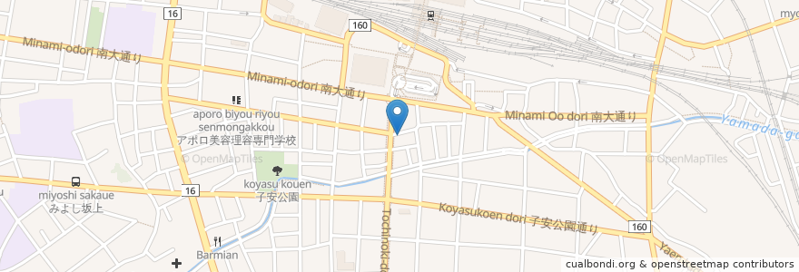 Mapa de ubicacion de NBパーキング en Japan, 東京都, 八王子市.
