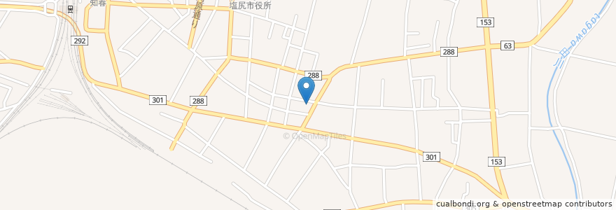 Mapa de ubicacion de 三澤医院 en Giappone, Prefettura Di Nagano, 塩尻市.
