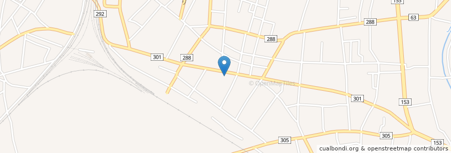 Mapa de ubicacion de Tom’s Cafe en Japan, 長野県, 塩尻市.