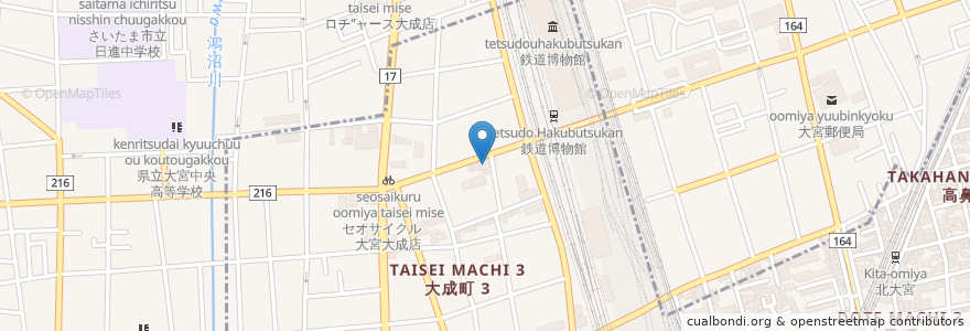 Mapa de ubicacion de 森整形外科 en Jepun, 埼玉県, さいたま市, 大宮区.