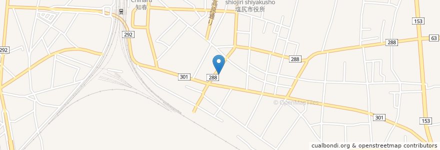 Mapa de ubicacion de Lion Heart en Japon, Préfecture De Nagano, 塩尻市.