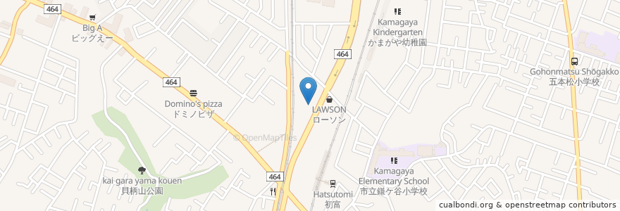 Mapa de ubicacion de 隠れ菴 忍家 en Japan, Präfektur Chiba, 鎌ケ谷市.