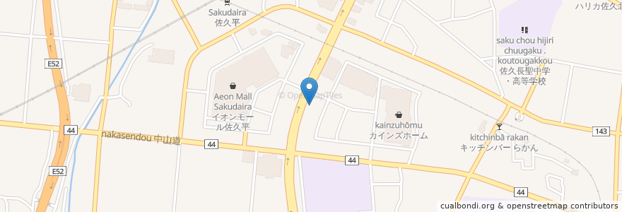 Mapa de ubicacion de ENEOS en Japão, Nagano, 佐久市.