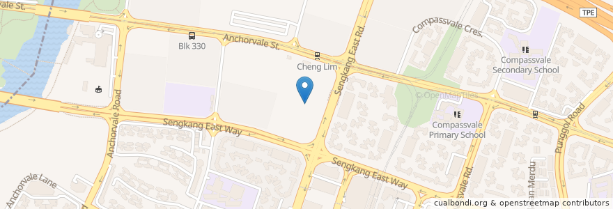 Mapa de ubicacion de Heavenly Wang en Сингапур, Northeast.