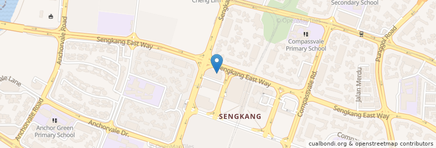 Mapa de ubicacion de Uncle Tony's Tuckshop en Singapour, Northeast.