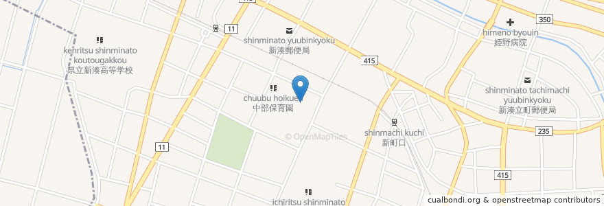 Mapa de ubicacion de 高周波文化会館 en ژاپن, 富山県.