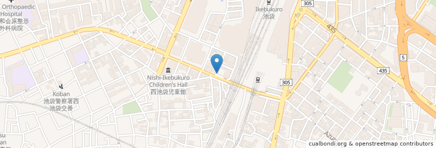 Mapa de ubicacion de 中華そば 舎鈴 en Japonya, 東京都, 豊島区.