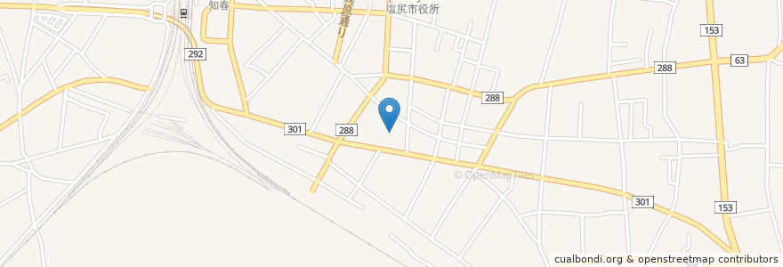 Mapa de ubicacion de えんぱーく en 日本, 長野県, 塩尻市.