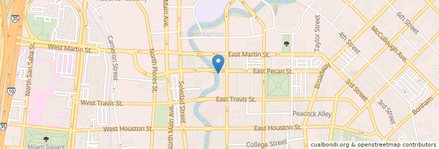 Mapa de ubicacion de Restaurant Gwendolyn en 美利坚合众国/美利堅合眾國, 得克萨斯州 / 德克薩斯州 / 德薩斯州, Bexar County, San Antonio.