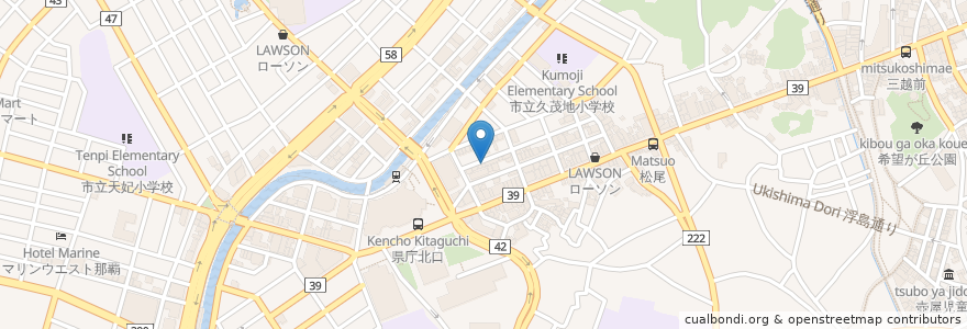 Mapa de ubicacion de 焼肉バカ一代 en Japon, Préfecture D'Okinawa, 那覇市.