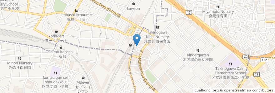 Mapa de ubicacion de 郵便ポスト en Japan, Tokyo, Kita.