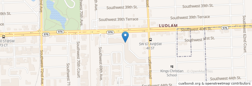 Mapa de ubicacion de The UPS Store en United States, Florida, Miami-Dade County.