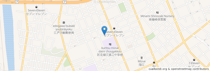 Mapa de ubicacion de 三井のリパーク en Japón, Tokio, Edogawa.