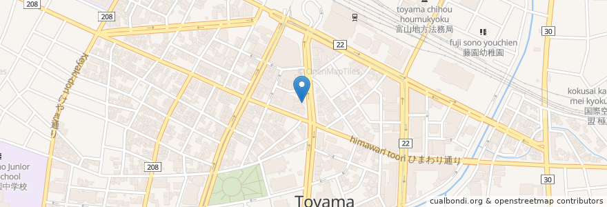 Mapa de ubicacion de うーたんはうす en Japon, Préfecture De Toyama, 富山市.