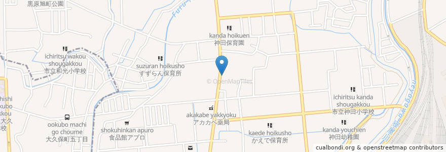 Mapa de ubicacion de かに歯科 en Япония, Осака, 寝屋川市.