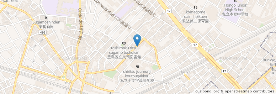 Mapa de ubicacion de 天理教 龍芳分教会 en Japão, Tóquio, 豊島区.