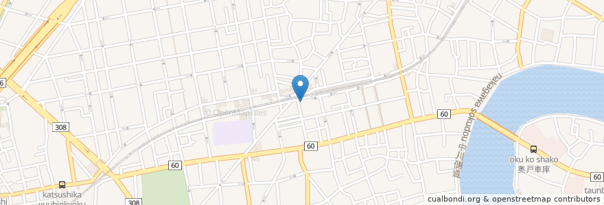 Mapa de ubicacion de けんけんラーメン en Japan, 東京都, 葛飾区.
