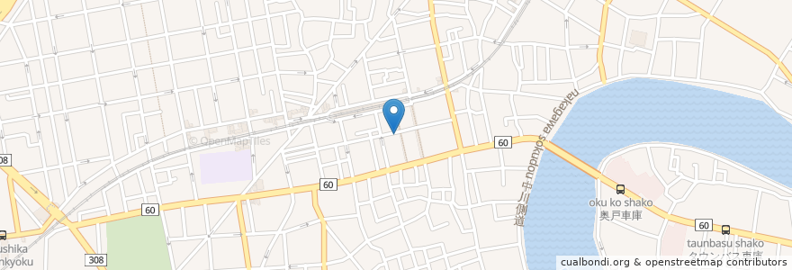 Mapa de ubicacion de 邦右衛門 en Japão, Tóquio, 葛飾区.